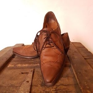 Nine West Vintage Leather Wingtips 7.5M